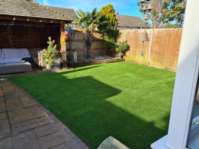 Lawn Extended with Artificial Grass